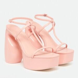 Cult Gaia Chiara Platforms Azalea Pink 38